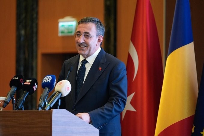 ANKARA'DA DÜZENLENEN "ROMANYA ULUSAL GÜNÜ" RESEPSİYONUNDA KONUŞAN CUMHURBAŞKANI YARDIMCISI CEVDET...