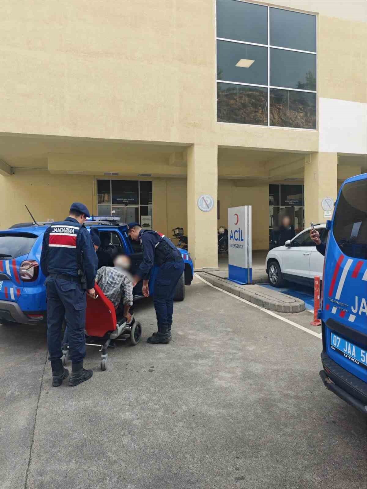 ANTALYA'NIN GAZİPAŞA İLÇESİNDE KAYIP OLARAK 85 YAŞINDAKİ ADAM JANDARMA EKİPLERİ TARAFINDAN SAĞ...