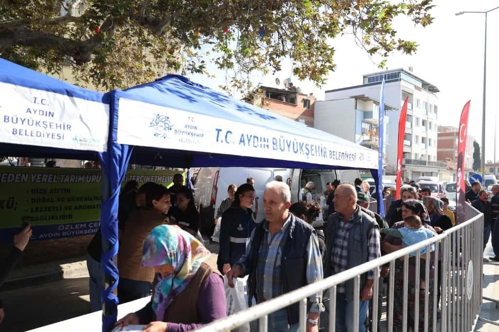 AYDIN BÜYÜKŞEHİR KIŞLIK FİDELERİ GERMENCİKLİLER İLE BULUŞTURDU