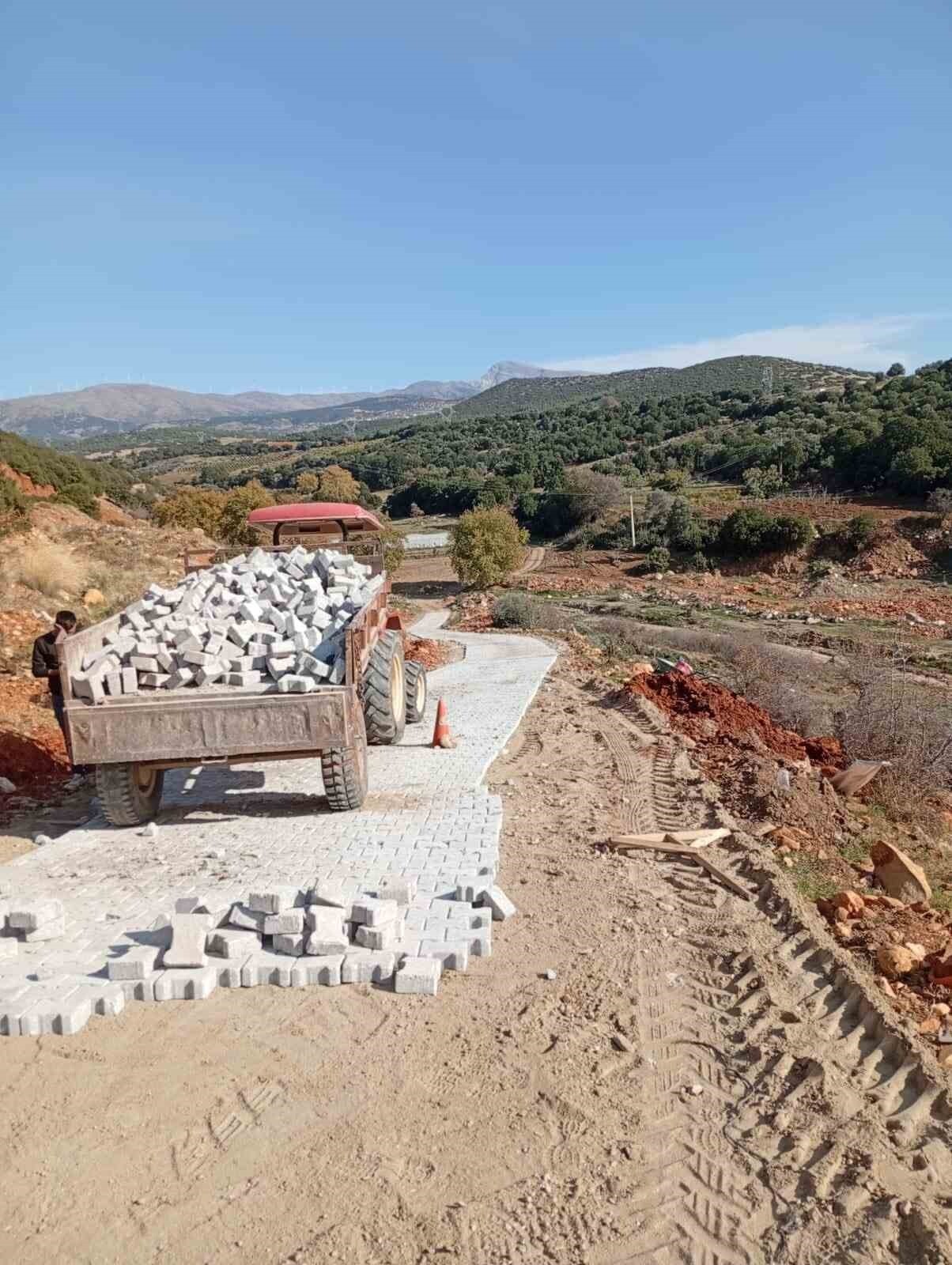 AYDIN’IN KARACASU İLÇESİNE BAĞLI ATAKÖY MAHALLESİ DİBEKBÜKÜ MEVKİİNDE KİLİTLİ PARKE TAŞI DÖŞEME...