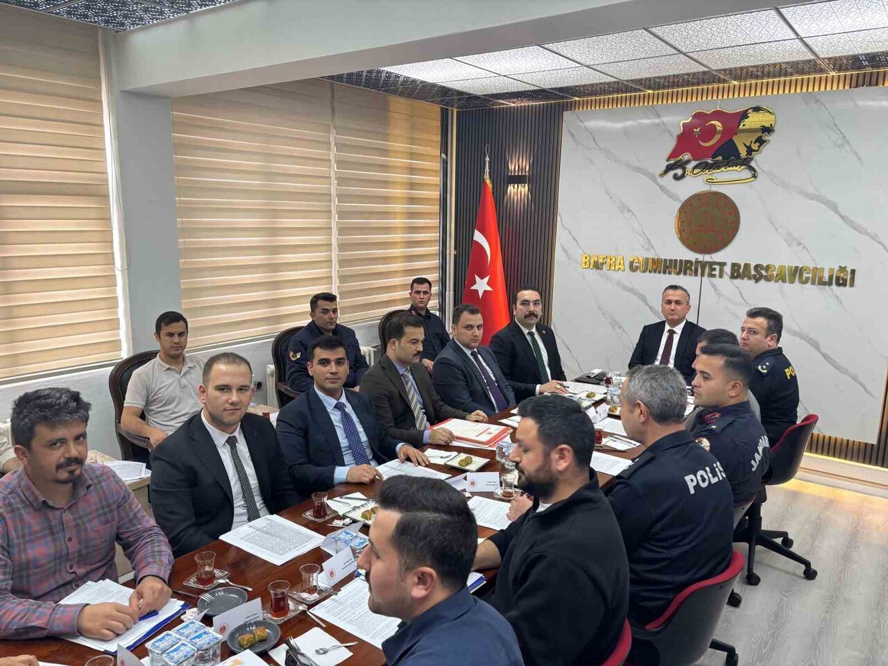 BAFRA’DA BİLİŞİM SUÇLARI SORUŞTURMALARINA YÖNELİK DEĞERLENDİRME TOPLANTISI YAPILDI