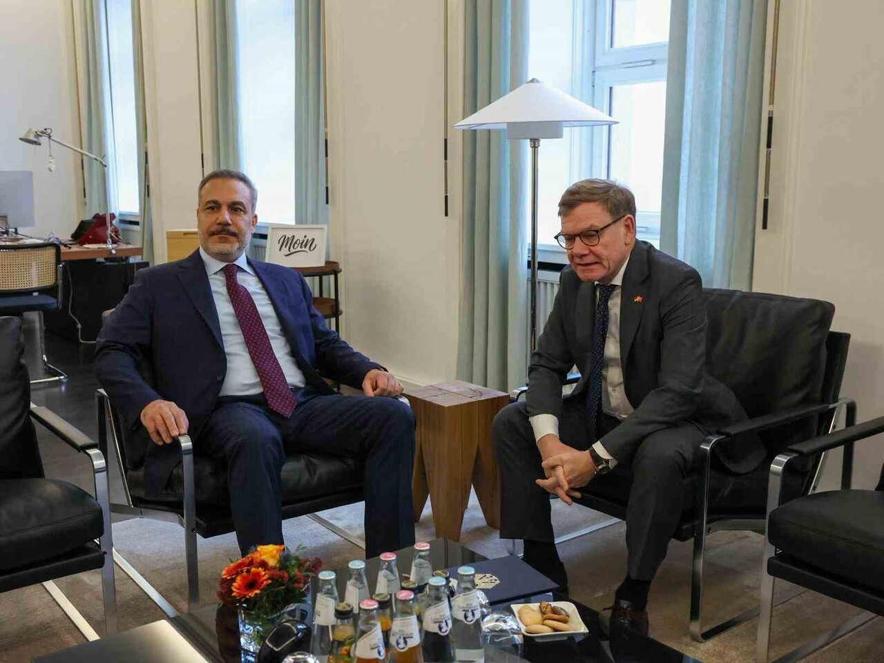 BAKAN FİDAN, ALMAN MEVKİDAŞI WADEPHUL İLE GÖRÜŞTÜ