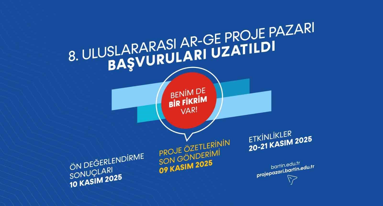 BARÜ 8. ULUSLARARASI AR-GE PROJE PAZARI BAŞVURU SÜRESİ UZATILDI