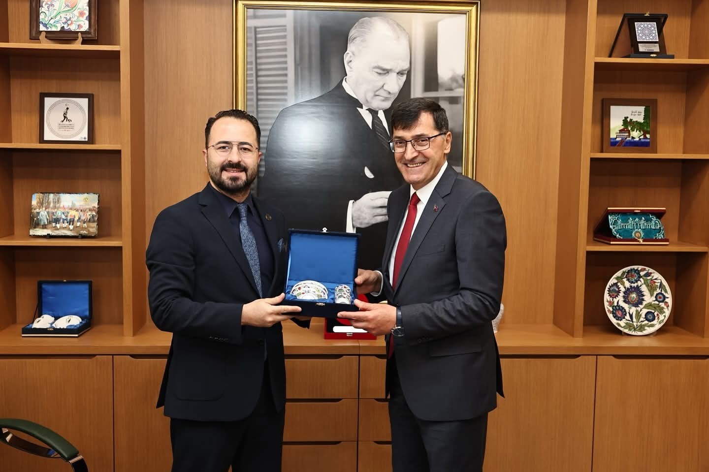 BAŞKAN KAHVECİ VE BARO BAŞKANI SUNAY’DAN ADALET VE KAMU HİZMETLERİNDE ORTAK HEDEF VURGUSU