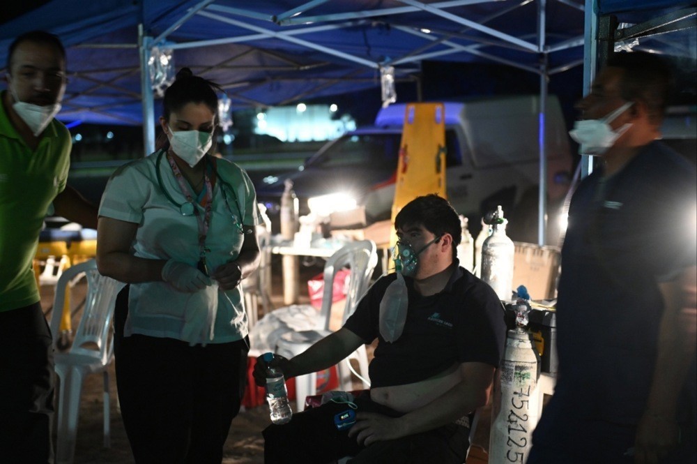 BUENOS AIRES (İHA) - ARJANTİN'İN BAŞKENTİ BUENOS AİRES'İN YAKININDAKİ EZEİZA KENTİNDEKİ SANAYİ...