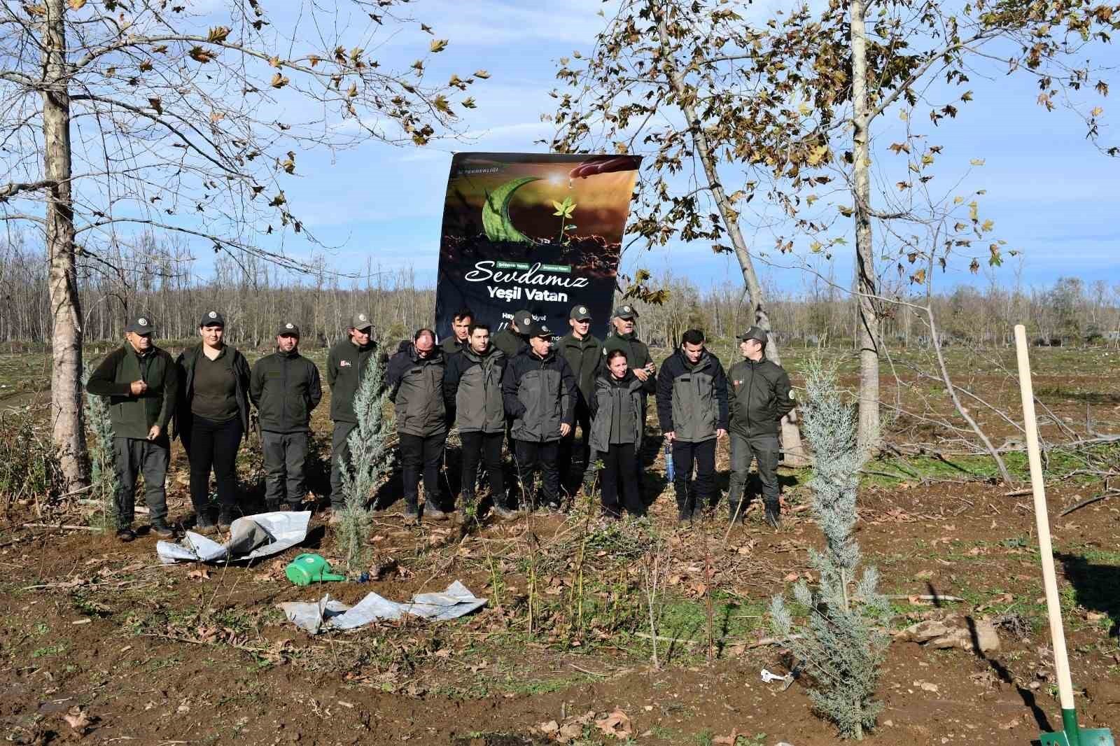 BURSA’NIN KARACABEY İLÇESİNDE 11 KASIM MİLLİ AĞAÇLANDIRMA GÜNÜ KAPSAMINDA İLÇE  ORMAN İŞLETME...