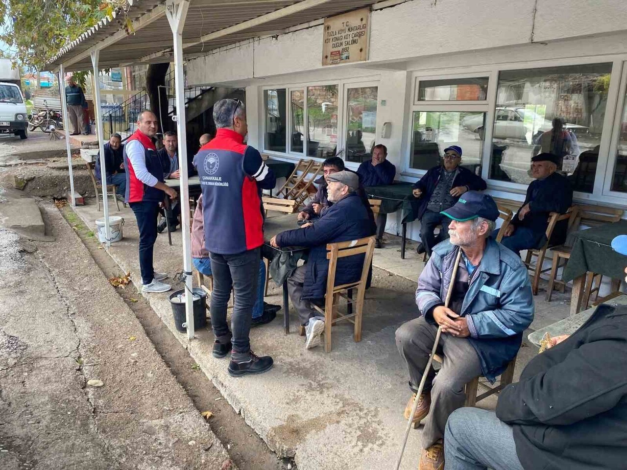 ÇANAKKALE'DE SON GÜNLERDE ETKİLİ OLAN YAĞIŞLAR NEDENİYLE OLUŞABİLECEK HASRALARA KARŞI EKİPLER...