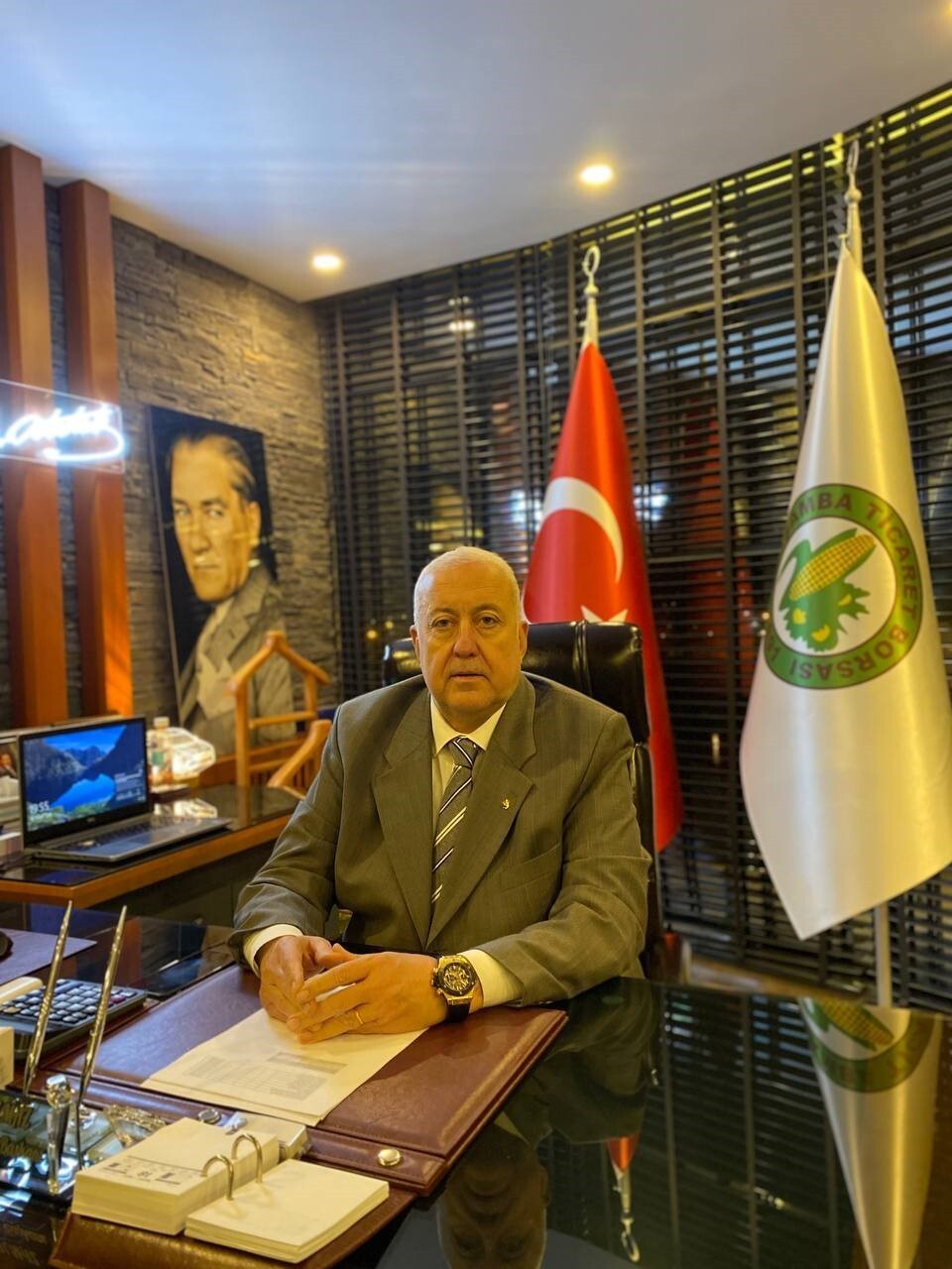 ÇARŞAMBA TİCARET BORSASI(ÇTB) YÖNETİM KURULU BAŞKANI KAZIM YILMAZ