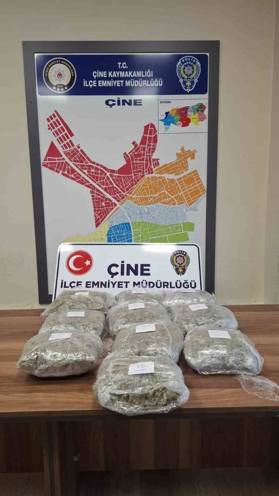 ÇİNE’DE 11 KİLO UYUŞTURUCU ELE GEÇİRİLDİ, 2 KİŞİ TUTUKLANDI