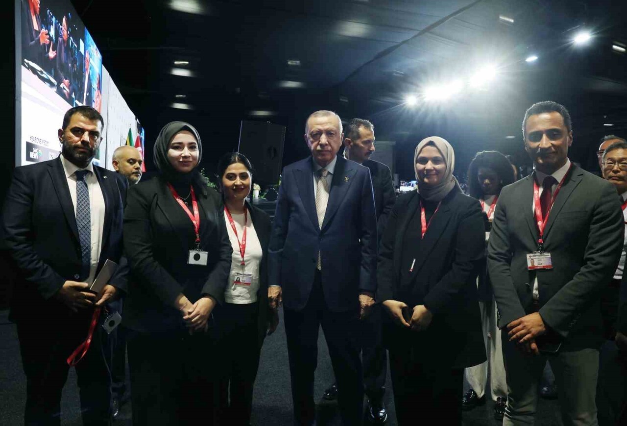 CUMHURBAŞKANI RECEP TAYYİP ERDOĞAN'IN, G20 LİDERLER ZİRVESİ KAPSAMINDA JOHANNESBURG EXPO CENTRE'DA...