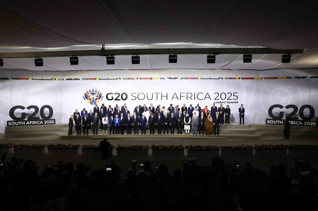 CUMHURBAŞKANI RECEP TAYYİP ERDOĞAN, GÜNEY AFRİKA’NIN JOHANNESBURG KENTİNDE DÜZENLENEN G20 LİDERLER...