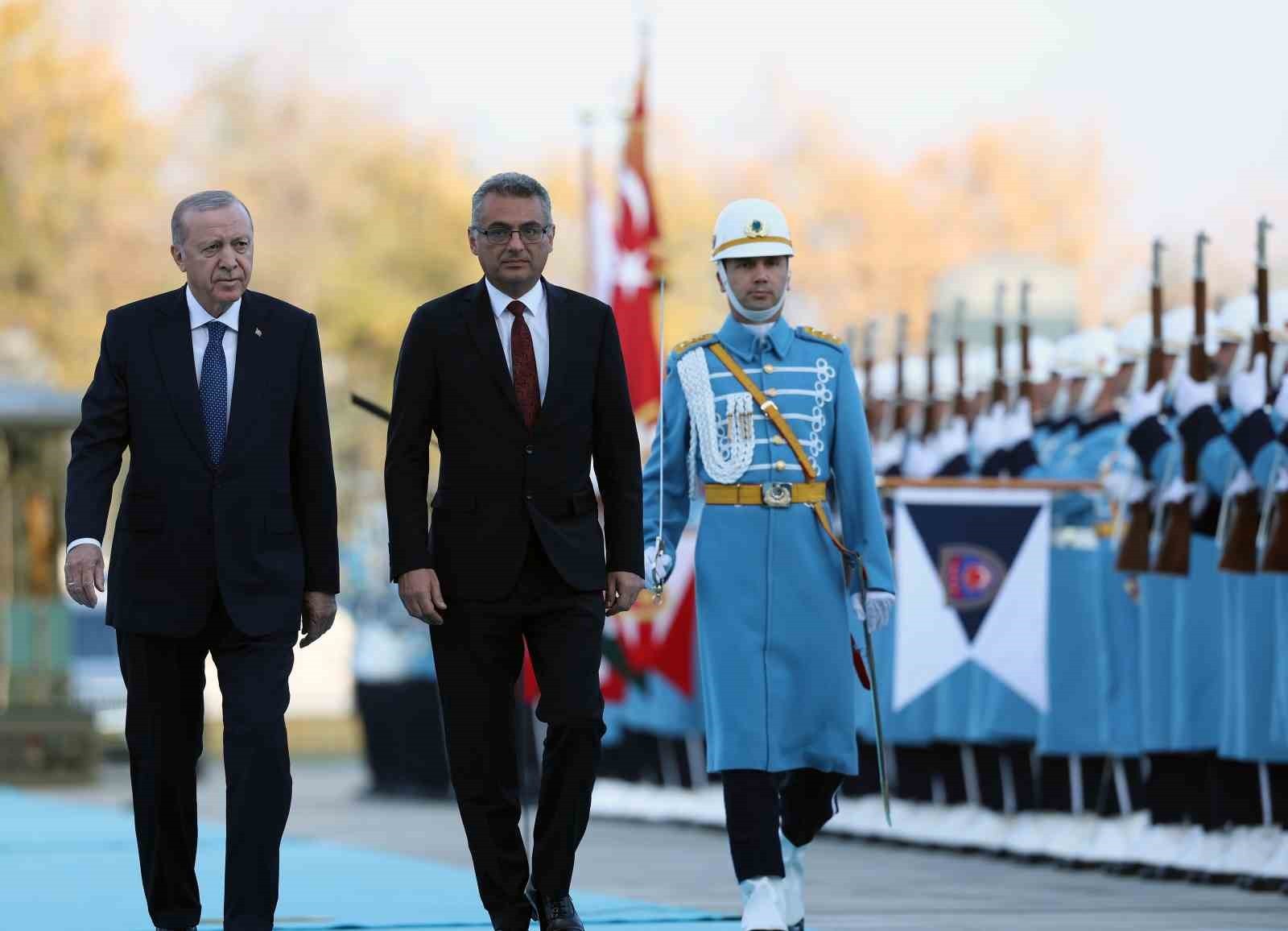 CUMHURBAŞKANI RECEP TAYYİP ERDOĞAN, İLK RESMİ ZİYARETİNİ TÜRKİYE’YE GERÇEKLEŞTİREN KUZEY KIBRIS...