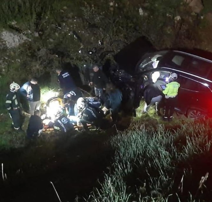 DENİZLİ'NİN MERKEZEFENDİ İLÇESİNE BAĞLI BAŞKARCI MAHALLESİ'NDE MEYDANA GELEN TRAFİK KAZASINDA...