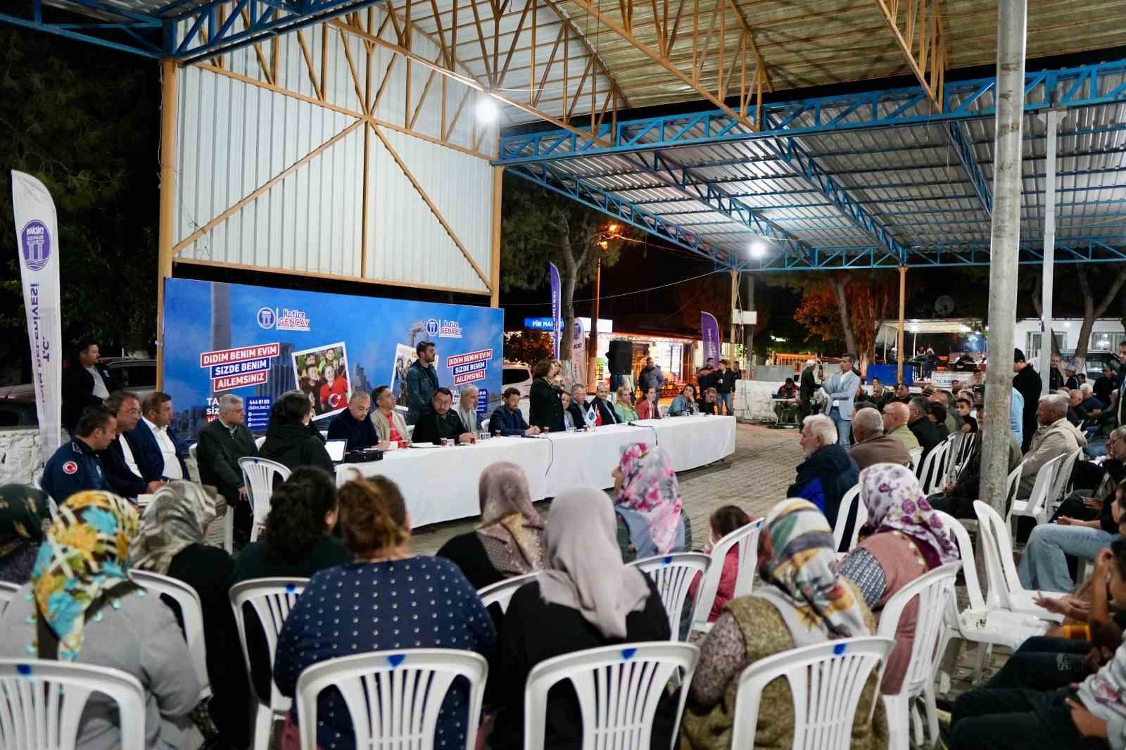 DİDİM BELEDİYESİ TARAFINDAN, HALKIN İHTİYAÇLARINI YERİNDE TESPİT EDİP KALICI ÇÖZÜMLER ÜRETMEK...