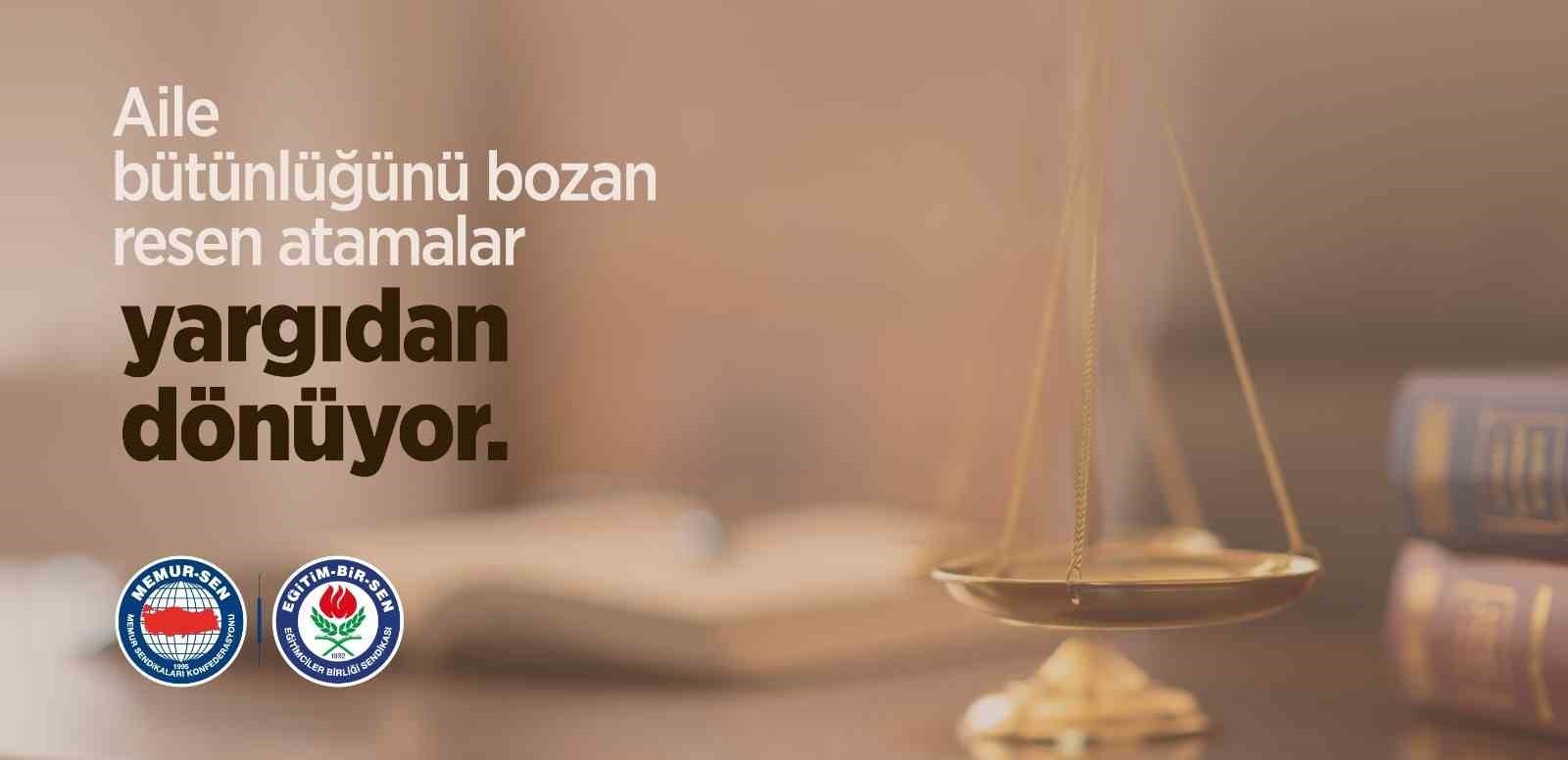 EĞİTİMCİLER BİRLİĞİ SENDİKASI'NIN (EĞİTİM-BİR-SEN) İZMİR VE TOKAT’TA AÇTIĞI İKİ AYRI DAVADA...