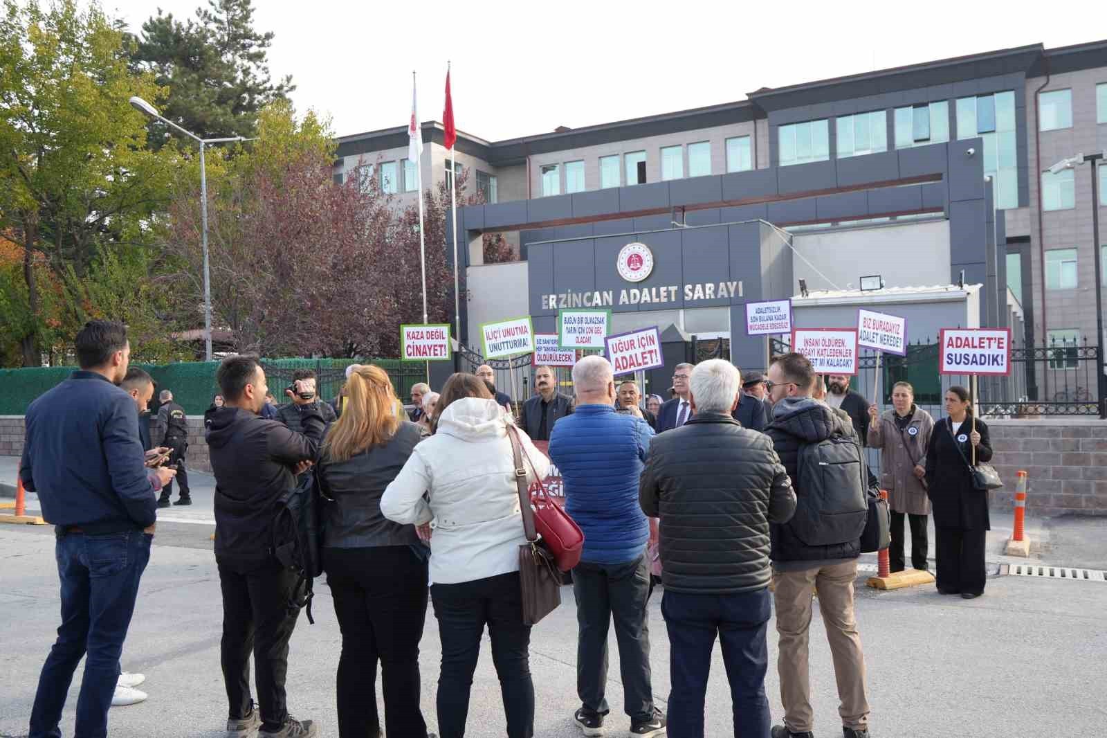 ERZİNCAN'DA GEÇEN YIL MEYDANA GELEN TOPRAK KAYMASINDA 9 İŞÇİNİN HAYATINI KAYBETMESİYLE İLGİLİ...