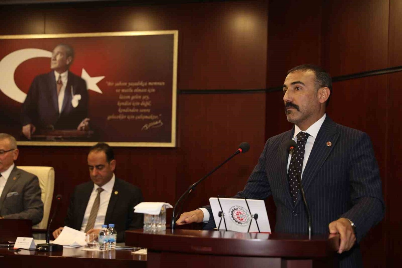 GAZİANTEP TİCARET ODASINDA (GTO) KASIM AYI OLAĞAN MECLİS TOPLANTISI, MECLİS BAŞKAN VEKİLİ ALİ...