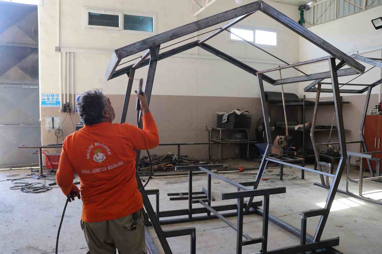 HALİLİYE BELEDİYESİ KENDİ KAYNAKLARIYLA ÜRETİM YAPIYOR