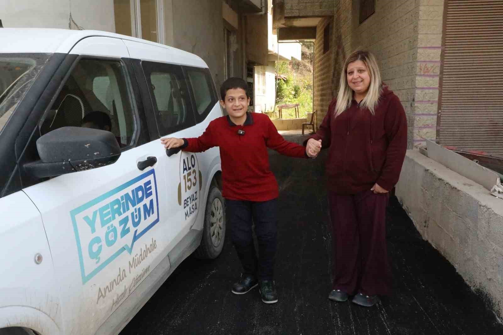 HATAY BÜYÜKŞEHİR BELEDİYESİ, İHBAR ÜZERİNE ÖZEL GEREKSİNİMLİ BİREY SEBAHATTİN DELİOĞLU’NUN EVİNİN...