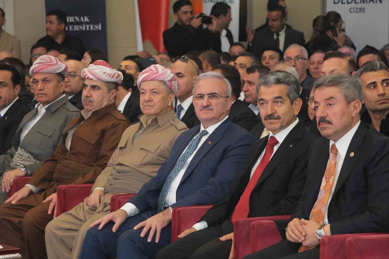 IRAK KDP LİDERİ MESUT BARZANİ, ŞIRNAK’TA DÜZENLENEN 4'ÜNCÜ ULUSLARARASI MELAYE CİZİRİ...