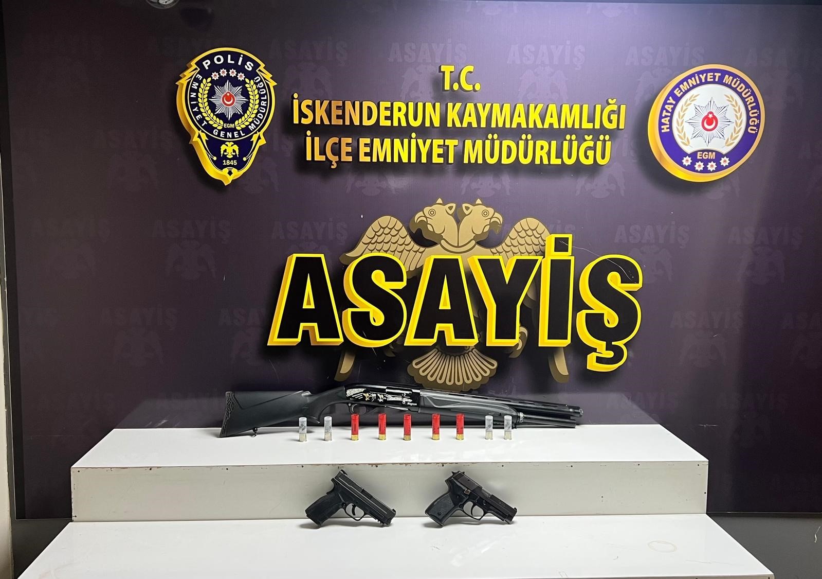 İSKENDERUN’DA ASAYİŞ OPERASYONU 3 GÖZALTI