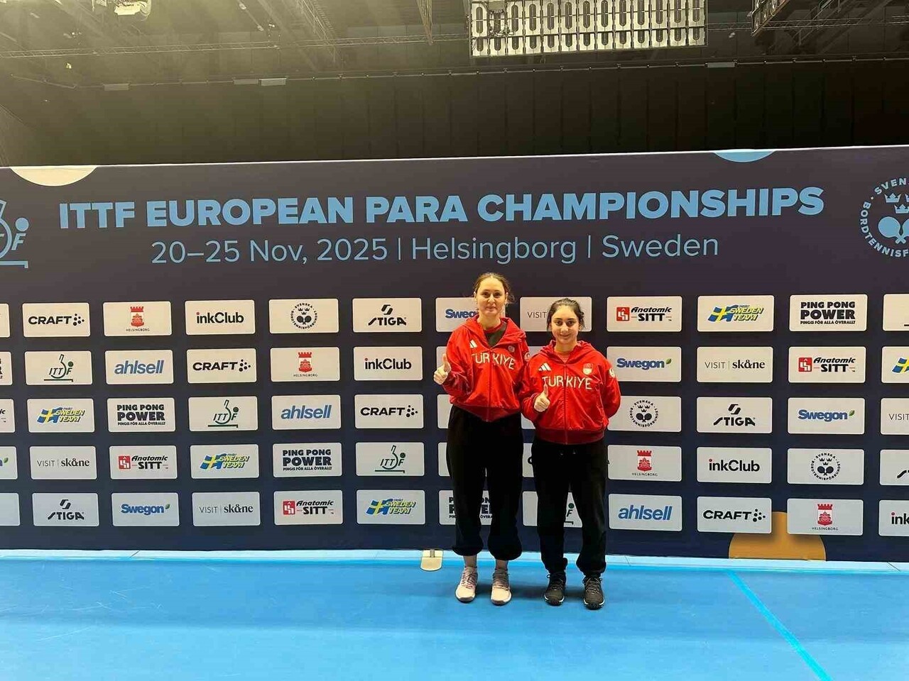 İSVEÇ’İN HELSİNGBORG KENTİNDE DEVAM EDEN ITTF PARA MASA TENİSİ AVRUPA ŞAMPİYONASI’NDA MİLLİ...