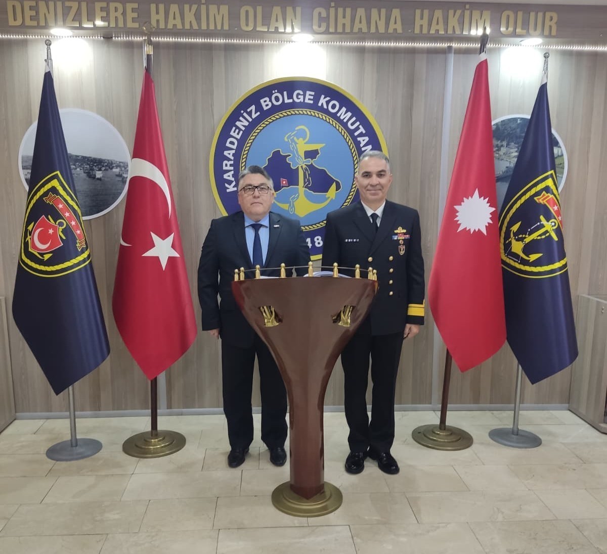 KARADENİZ BÖLGE KOMUTANI TUĞAMİRAL YÜCEL KORKUT, ZONGULDAK BÜLENT ECEVİT ÜNİVERSİTESİ (BEUN)...