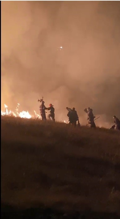 KARS ERMENİSTAN SINIRI ALEV ALEV(KARS-İHA)