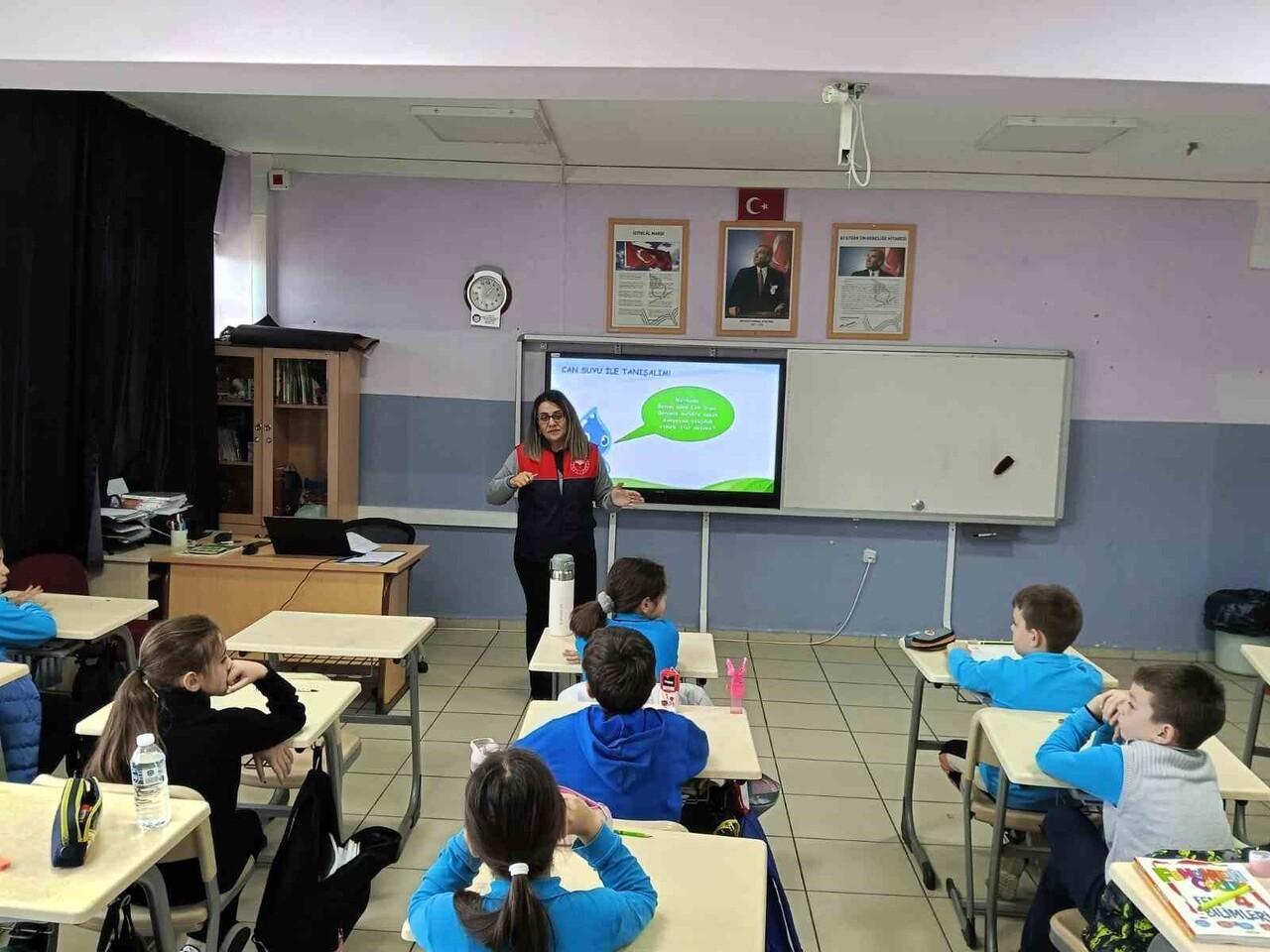 KIRKLARELİ'NİN BABAESKİ İLÇESİNDE İLKOKUL ÖĞRENCİLERİNE SU VERİMLİLİĞİ, GIDA İSRAFI VE BESLENME...