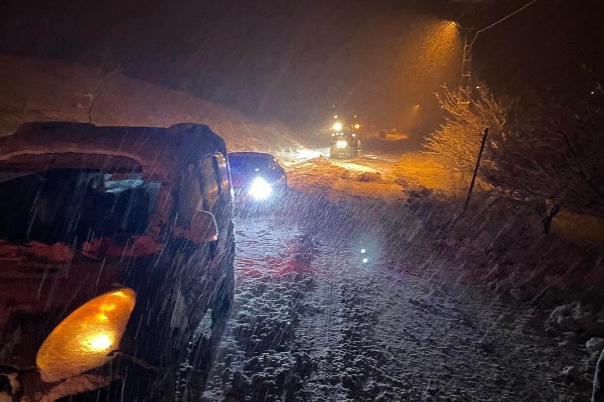 MALATYA’DA KAR ULAŞIMI OLUMSUZ ETKİLEDİ