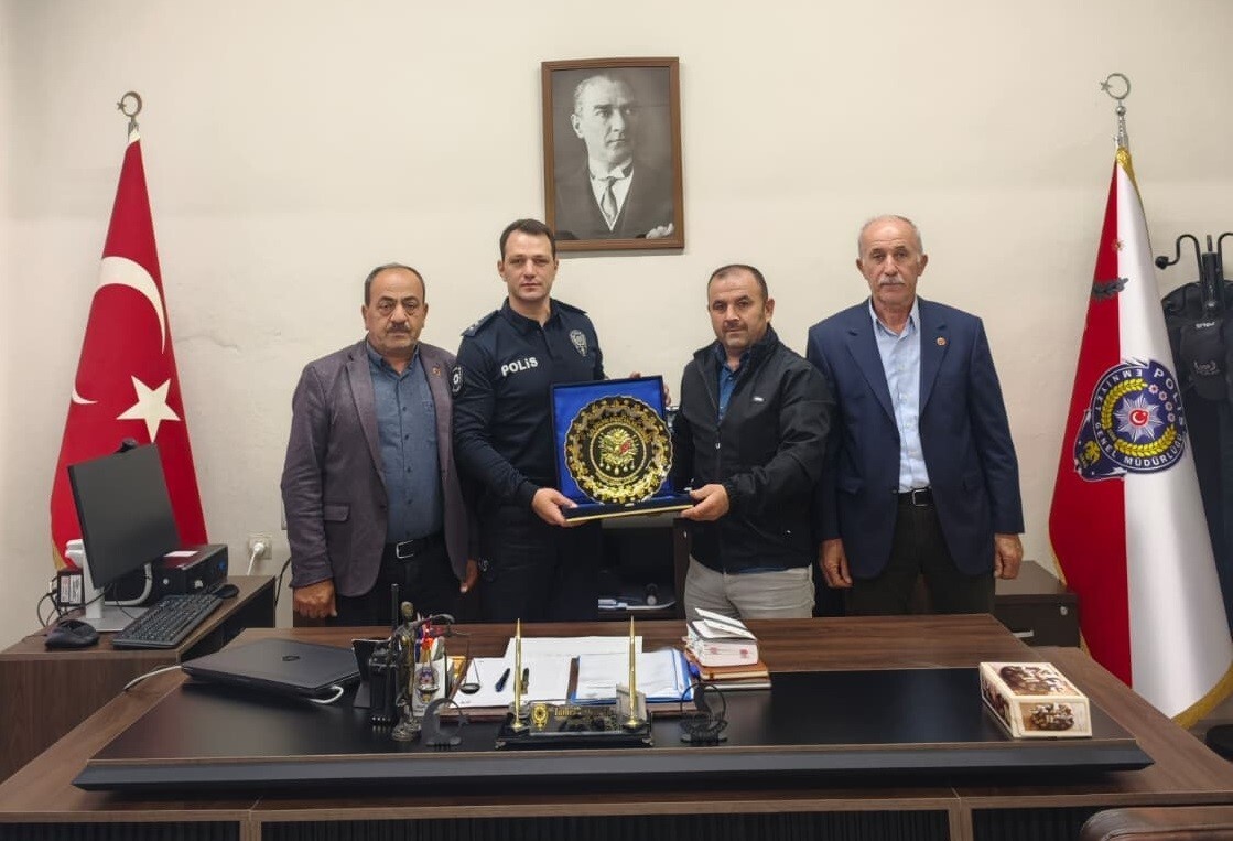 MUHTARLAR İLÇE EMNİYET AMİRİ KURTUL İLE BİR ARAYA GELDİ