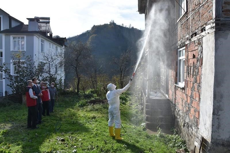 ORDU İL TARIM VE ORMAN MÜDÜRÜ BAYRAM AY, KAHVERENGİ KOKARCA İLE MÜCADELE ÇALIŞMALARI KAPSAMINDA...