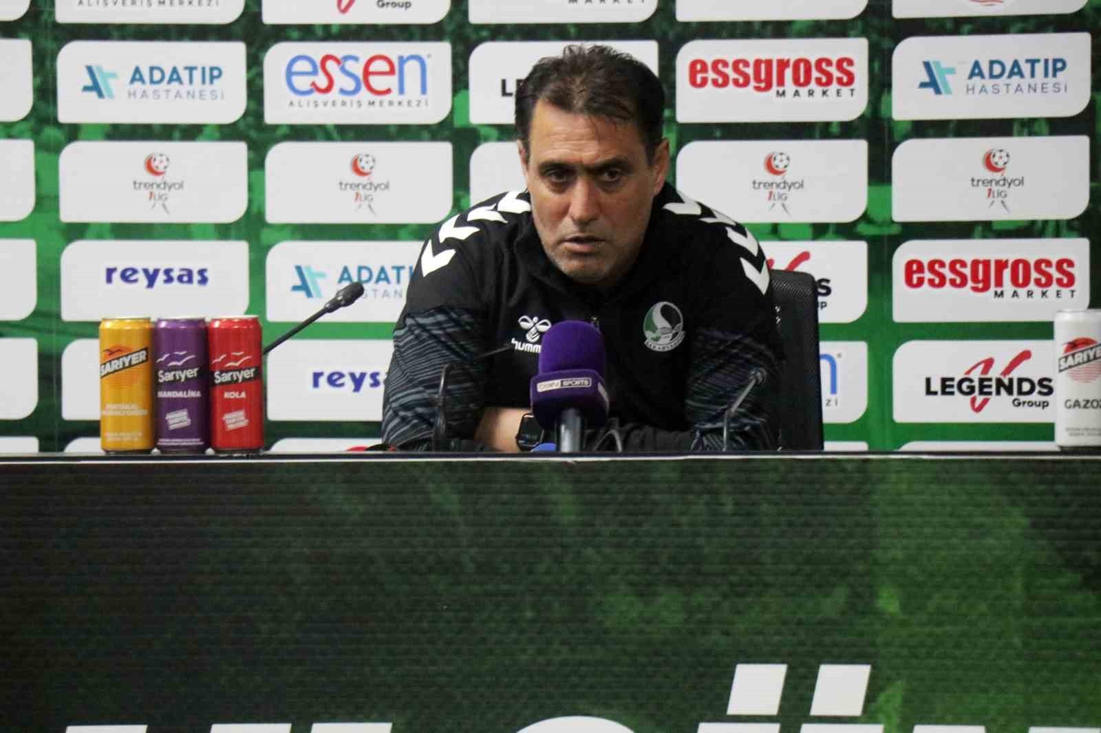 SAKARYASPOR TEKNİK DİREKTÖRÜ SERHAT SÜTLÜ