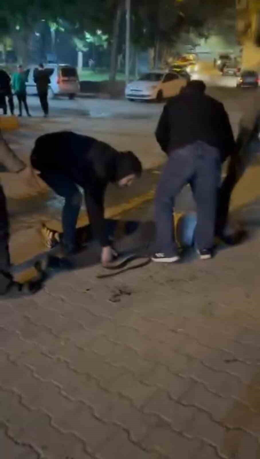 ŞANLIURFA'DA İKİ GRUP ARASINDA ÇIKAN TAŞLI, SOPALI VE BIÇAKLI KAVGADA 3 KİŞİ YARALANDI.