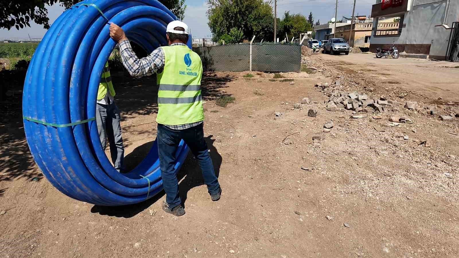 ŞANLIURFA’DA İÇME SUYU ALTYAPISI YENİLENİYOR