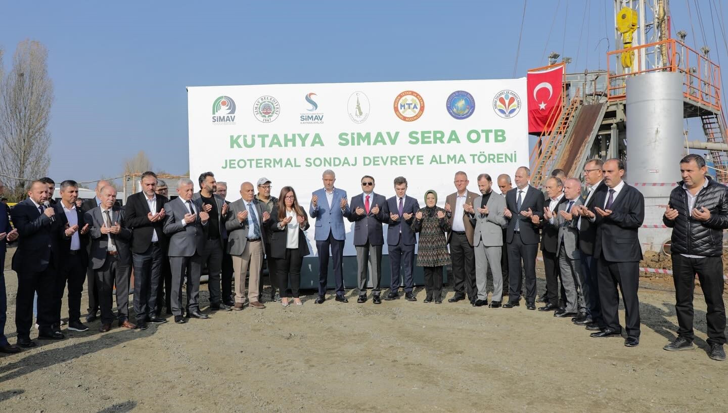 SİMAV SERA ORGANİZE TARIM BÖLGESİ’NDE JEOTERMAL SONDAJ DEVREYE ALINDI