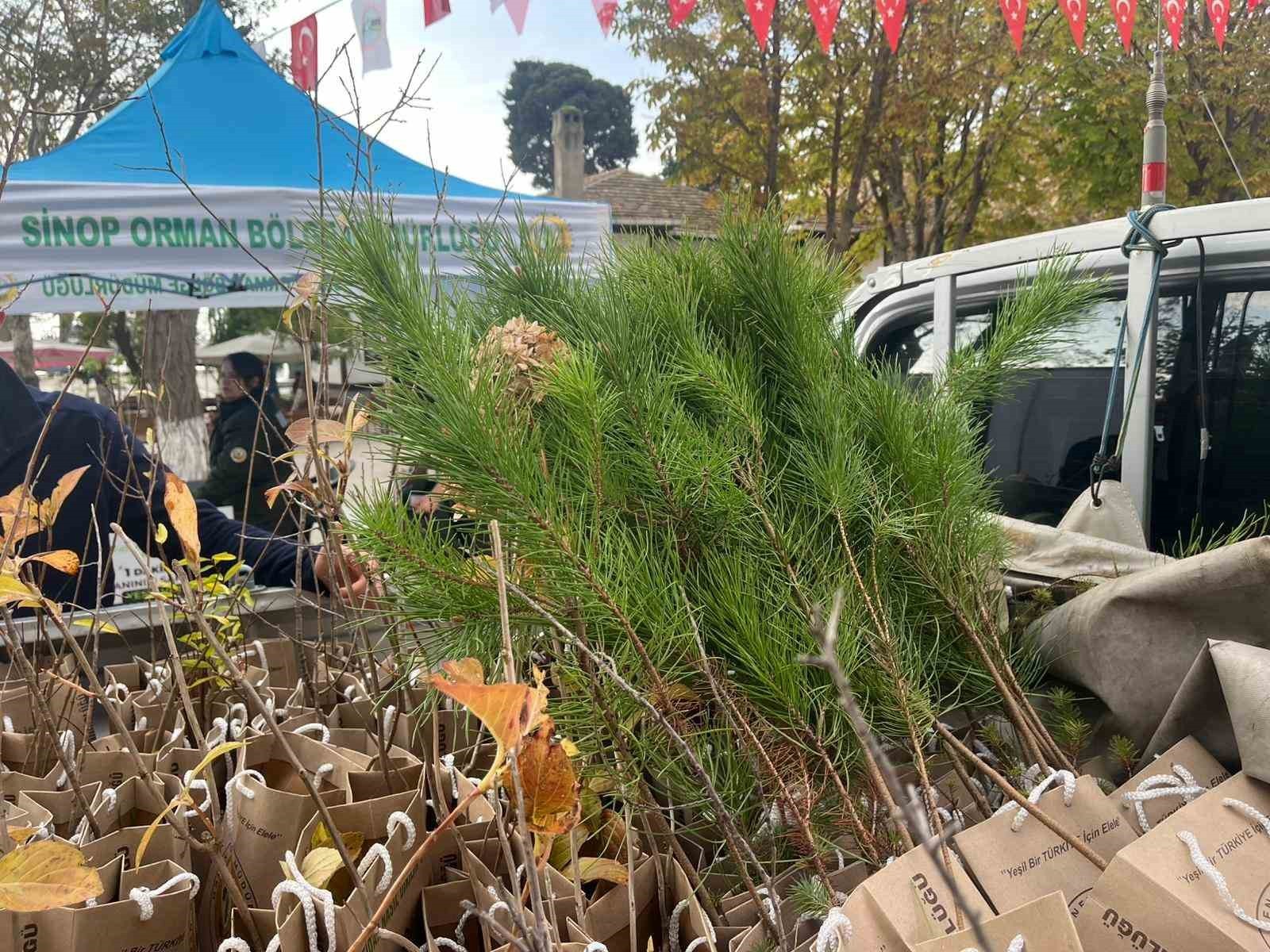 SİNOP'TA, TARIM VE ORMAN BAKANLIĞI'NIN "YEŞİL VATAN SEFERBERLİĞİ" KAPSAMINDA, VATANDAŞLARA...