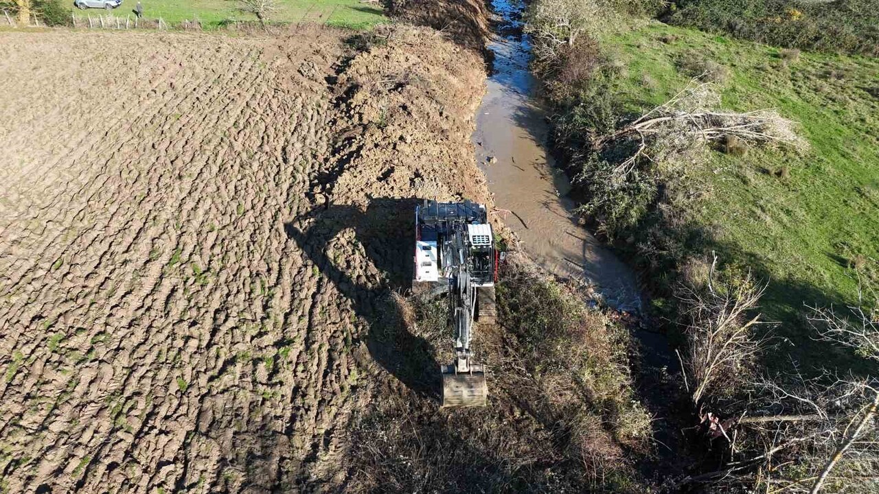 SİNOP’UN ABALI KÖYÜ DİKENLİ MAHALLESİ’NDE YAĞIŞLARLA BİRLİKTE SIK SIK YAŞANAN DERE TAŞKINLARI...