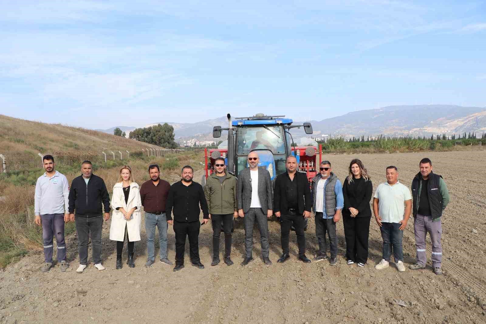 SÖKE BELEDİYESİ BUĞDAYLARI TOPRAKLA BULUŞTU