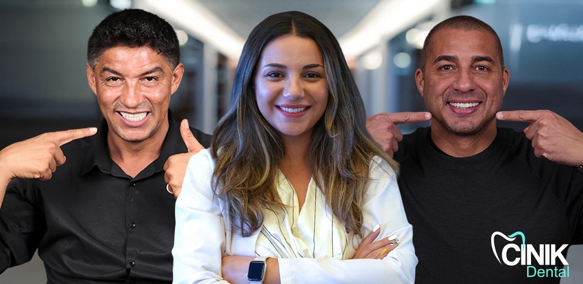 (SOLDAN SAĞA) MARİO JARDEL, DR. EDA TINAŞ, DAVİD TRÉZÉGUET