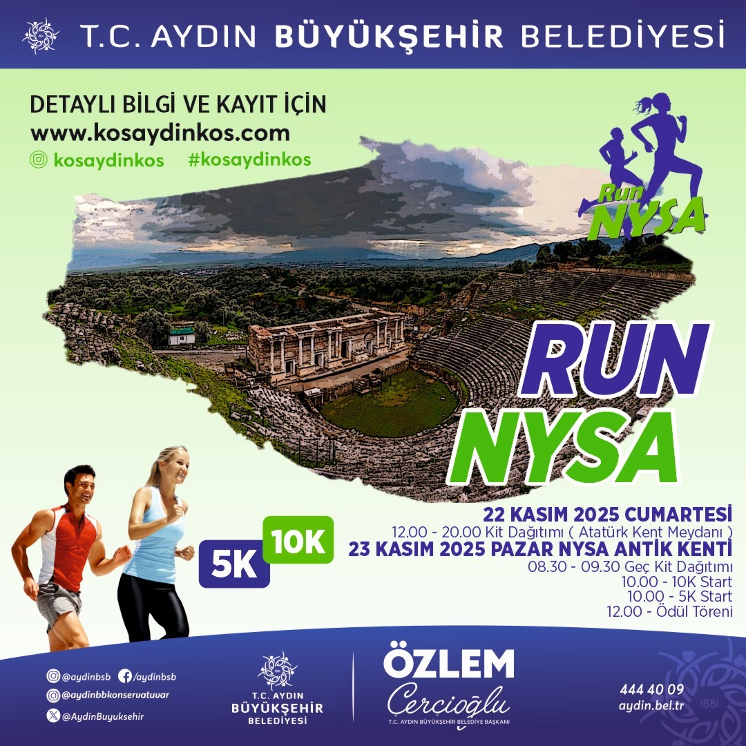 SULTANHİSAR’DA RUN NYSA BAŞLIYOR