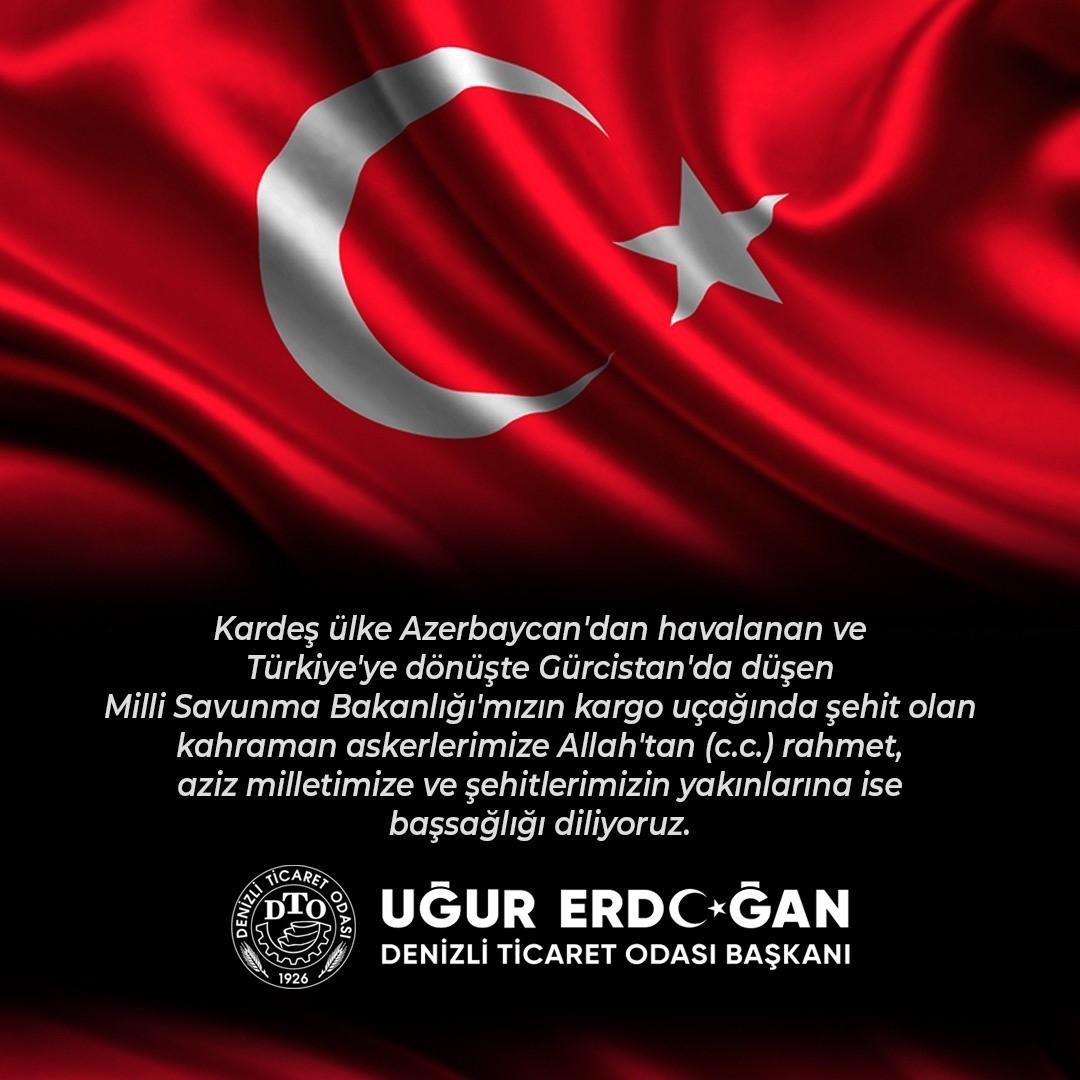 TÜRK SİLAHLI KUVVETLERİNE AİT ASKERİ KARGO UÇAĞININ DÜŞMESİ SONUCU ŞEHİT OLAN ASKERLER İÇİN...