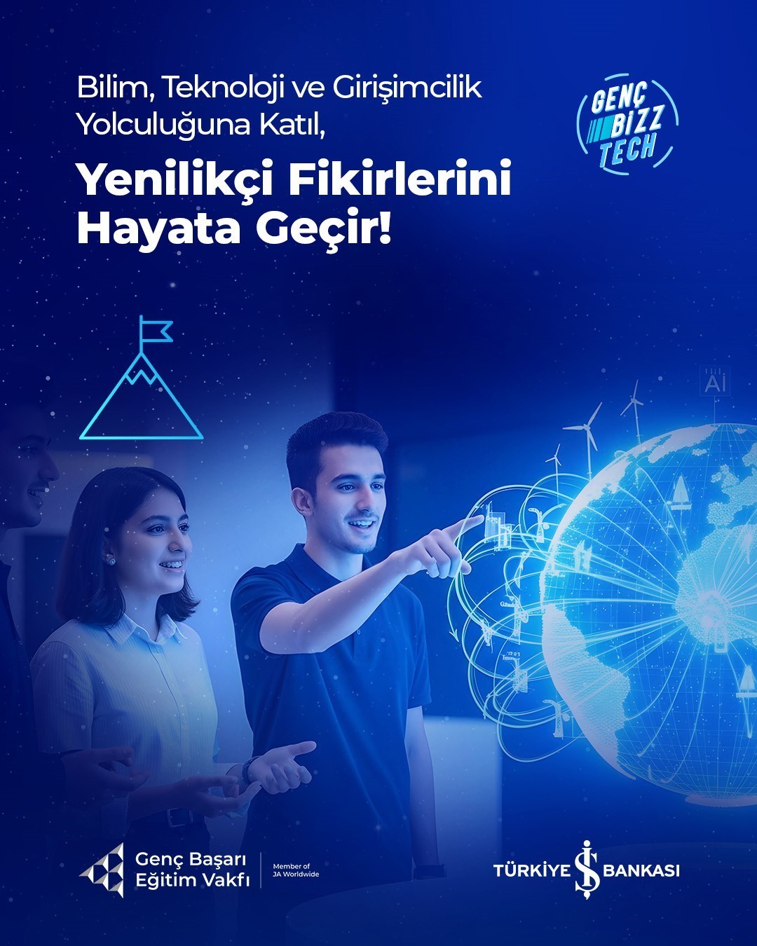 TÜRKİYE İŞ BANKASI VE GENÇ BAŞARI EĞİTİM VAKFI İŞ BİRLİĞİYLE HAYATA GEÇİRİLEN GENÇBİZZTECH BİLİM...
