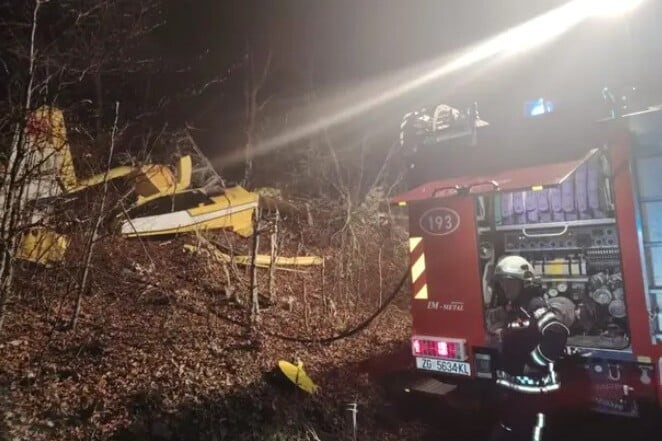 TÜRKİYE’YE AİT YANGIN SÖNDÜRME UÇAĞI HIRVATİSTAN’DA DÜŞTÜ: 1 ŞEHİT