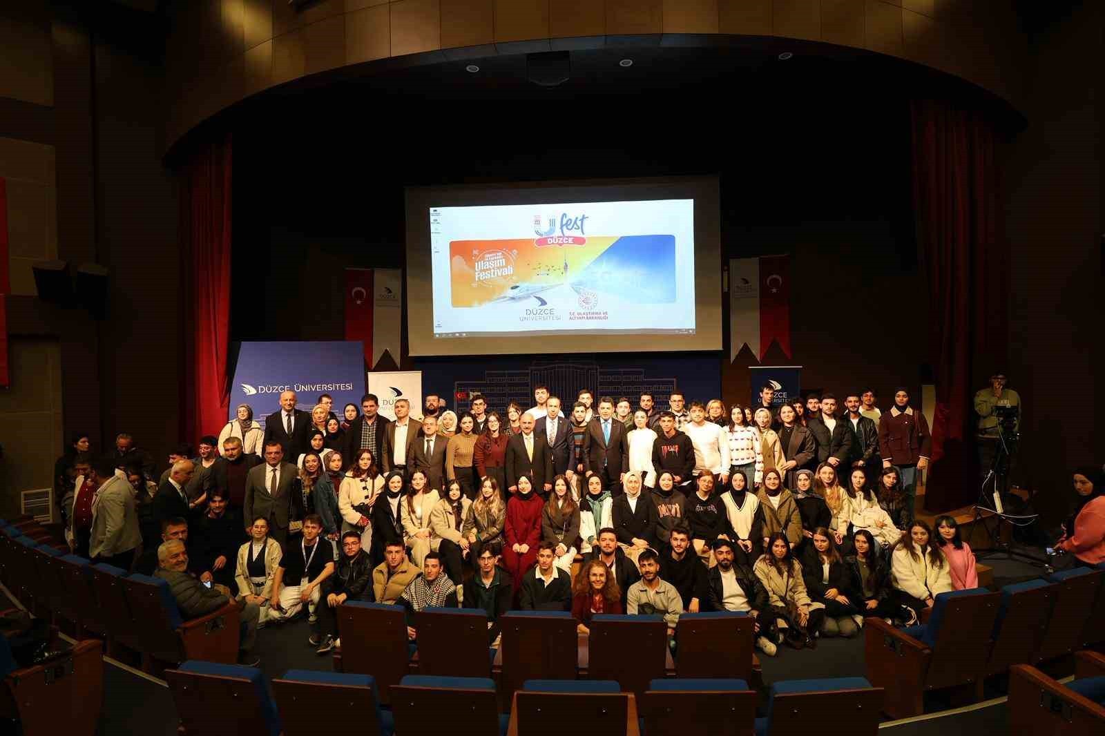 ULAŞTIRMA VE ALTYAPI BAKANLIĞI TARAFINDAN ORGANİZE EDİLEN VE DÜZCE ÜNİVERSİTESİ EV SAHİPLİĞİNDE...