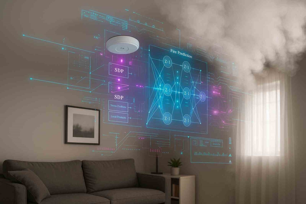 YAPAY ZEKÂ DESTEKLİ ÇOK SENSÖRLÜ YANGIN ALGILAMA SİSTEMİ, ÜNİVERSİTE-SANAYİ İŞ BİRLİĞİNİN GÜZEL...