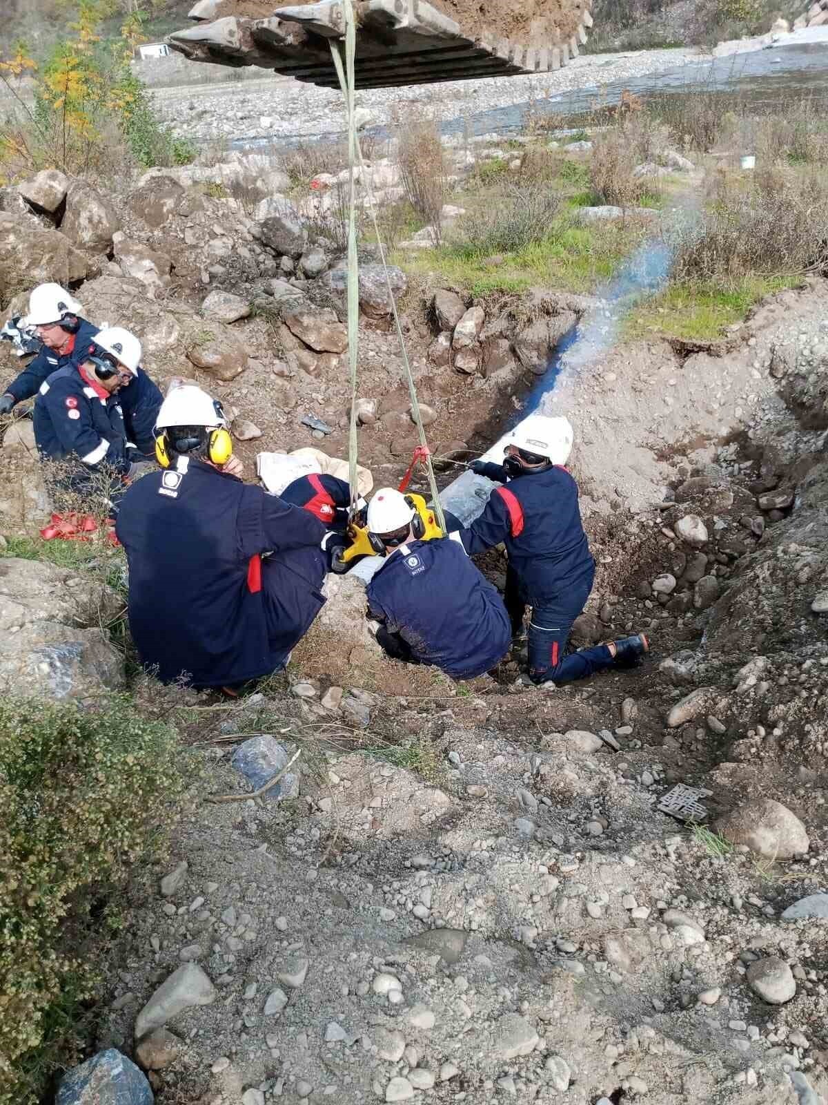 ZONGULDAK (İHA) - BOTAŞ, ZONGULDAK’A DOĞAL GAZ ARZI SAĞLAYAN BORU HATTINDA 22 KASIM AKŞAM...