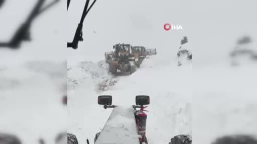 Aksu Yaylası'nda çığ