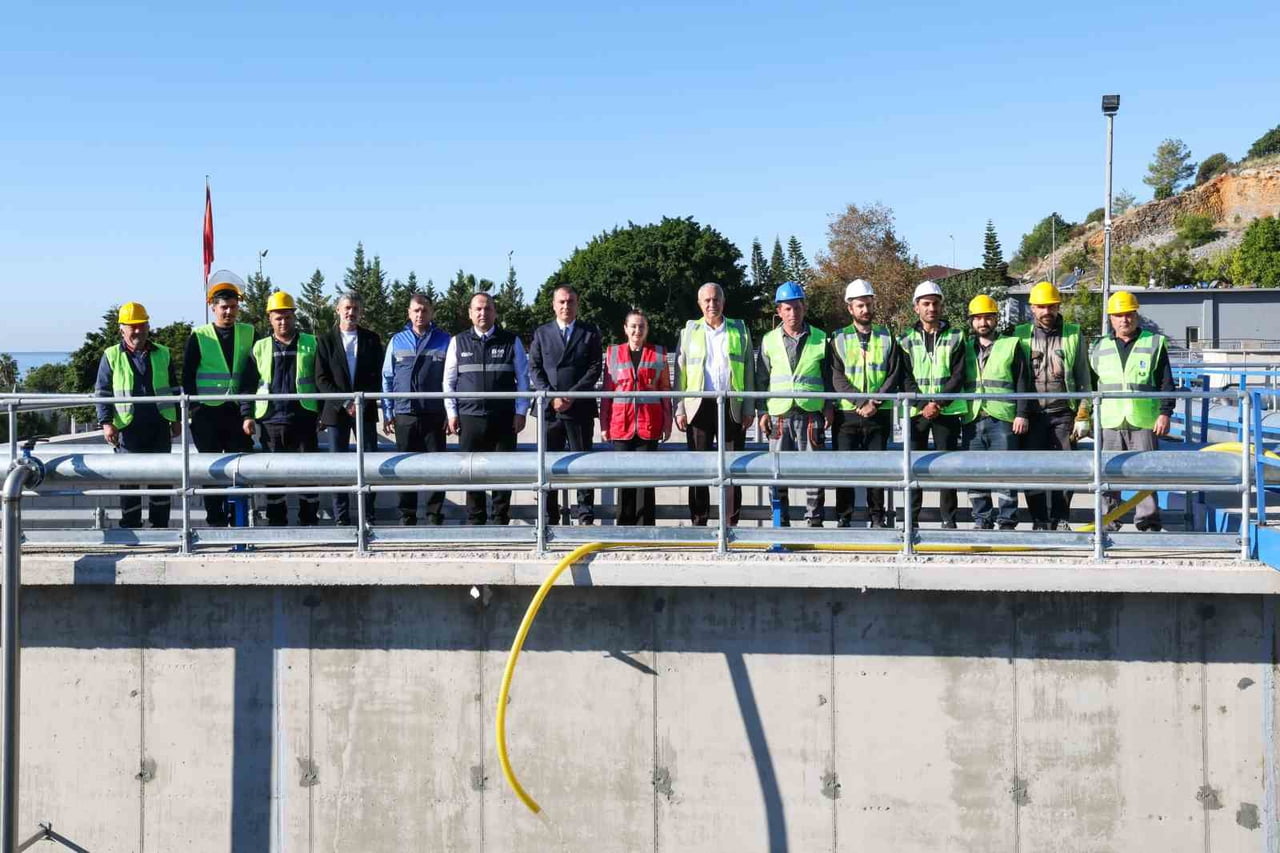 ALANYA ZİYARETİ KAPSAMINDA KONAKLI ARITMA TESİSİ'NDE İNCELEMELERDE BULUNAN ANTALYA BÜYÜKŞEHİR...