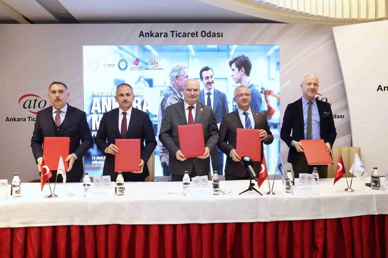 ANKARA TİCARET ODASI (ATO), ANKARA İL MİLLİ EĞİTİM MÜDÜRLÜĞÜ, ANKARA İŞKUR, GAZİ ÜNİVERSİTESİ VE...